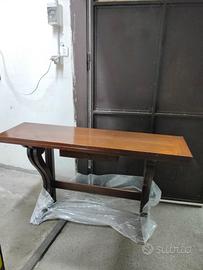 Consolle/Tavolo a lira in legno stile classico
