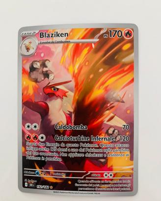 Blaziken 197/187  rare full art near mint