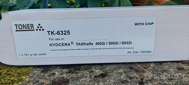 N *  6   TONER TK 6325 PER FOTOCOPIATRICE KYOCERA 