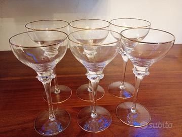 6 Calici da vino del '700.