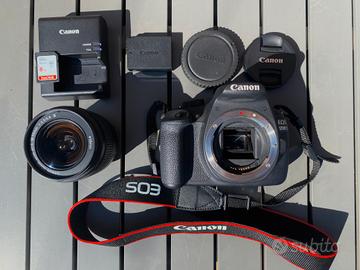 Canon EOS 1200D + Obiettivo 18-55mm Kit completo 