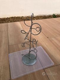 Portabottiglie da sospensione o tavolo