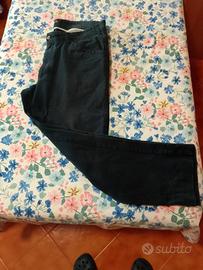 Pantaloni blu in cotone