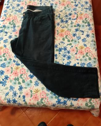 Pantaloni blu in cotone