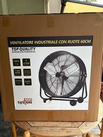 Ventilatore industriale con ruote 60cm