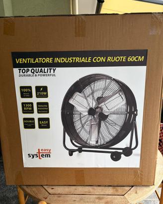 Ventilatore industriale con ruote 60cm