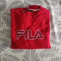 Felpa Fila senza cappuccio rossa