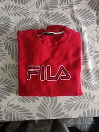 Felpa Fila senza cappuccio rossa