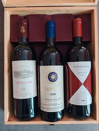 lotto vino supertuscan 