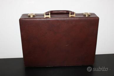 Valigetta 24 ore rigida pelle Marocco 1980 Vi