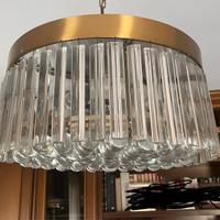 Lampadario vintage modernariato anni “70 cristallo