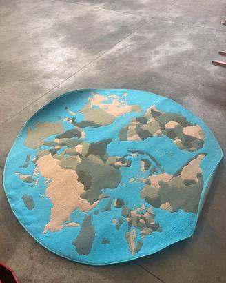 Tappeto rotondo mondo 165cm