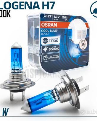 Lampadine H7 OSRAM Luce Bianca Fredda 5500K +50%