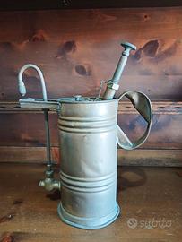 Pompa d'Epoca in Rame e Ottone Spruzzatore Vintage