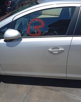 OPEL CORSA 2010 PORTA ANTERIORE SX
