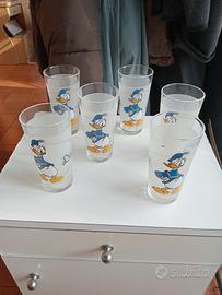 Bicchieri vintage Paperino