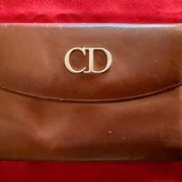Portafoglio vintage Dior pelle marrone stupendo