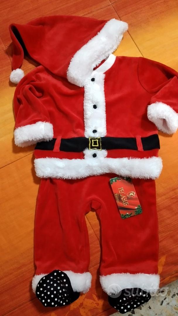 Vestito babbo natale sale neonata disney