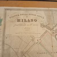 Pianta della regia città di Milano 1857