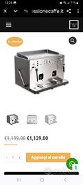 macchina caffè 2 gruppi a cialde