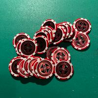 25 Fiches cips poker professionali