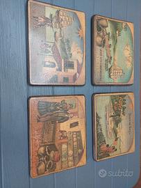 Serie Quadri prod. artigianale su Legno Vintage