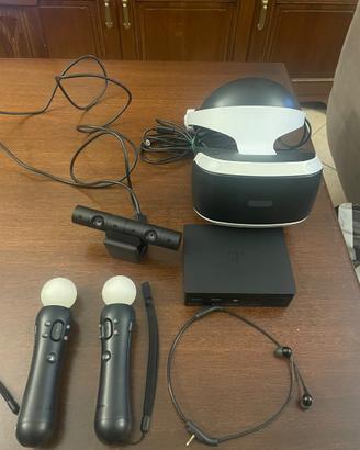 PlayStation VR PS4 completo + 4 giochi + 2 Move