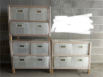 3 Mobiletti Ikea da 4 contenitori €10,00