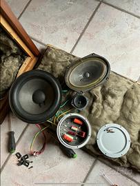 Impianto stereo VINTAGE Peerless 3way