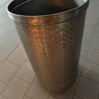 Bidone in acciaio