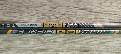 10 aste gold tip pierce tour spine 600 frecce arco