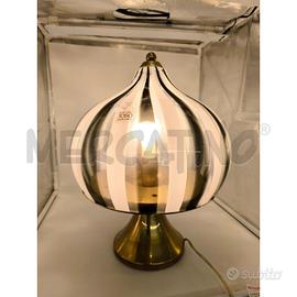 LAMPADA AURELIANO TOSO MURANO FASCE BIANCHE E MARR