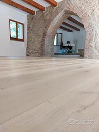 Parquet doga toscana con nodi a Roma