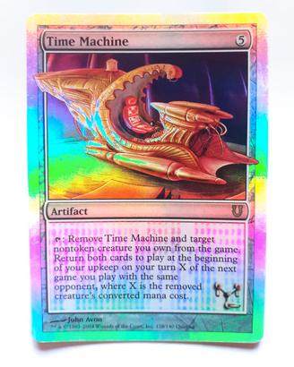 MTG Magic Time Machine Foil Unhinged EX