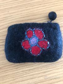 Portamonete feltro/lana