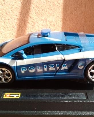 MODELLO LAMBORGHINI GALLARDO POLIZIA BURAGO SCATOL