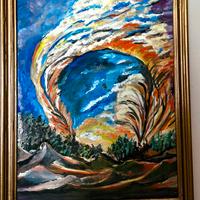 Un mio dipinto, olio su tela 