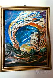 Un mio dipinto, olio su tela 