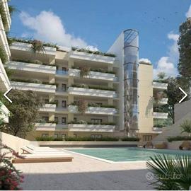 Attico nuova costruzione con piscina e palestra