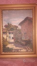 PITTURA SU CARTONCINO,CLELIA ROMAN, 24-6 1927