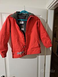 giacca sci rossa burtons bambino
