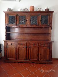credenza arte povera massello castagno 200  x 208
