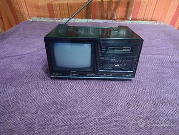 Mini TV Vintage anni '80 Hyper ACN-6030 T - Radio 