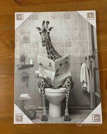 Quadro giraffa 30x40 cm