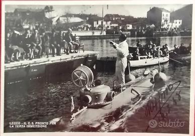 CARTOLINA: PIETRO VASSENA PRIMATO DI IMMERSIONE