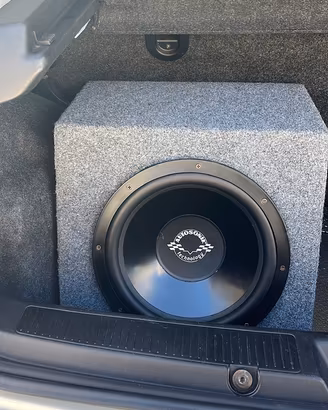 Sub woofer autosonik + amplificatore sony 500w