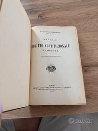 Manuale di Diritto Costituzionale Fascista - 1934