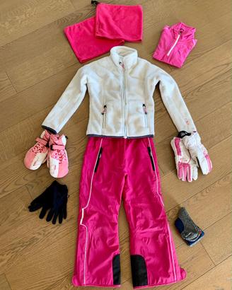 Completo sci bambina 6/8 anni CMP (senza giacca)