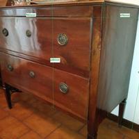 Cassettone Como' Luigi XVI Noce 700 Italia Raro