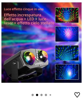 Luci discoteca con palle